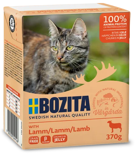 Bozita Cat Tetra Häppchen in Gelee mit Lamm 370 g