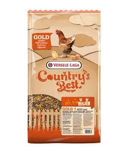 Country's Best GOLD 4 mini mix - feine Getreidemischung mit Legepellets 5 kg