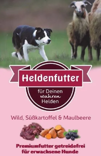 Heldenfutter Erwachsen Wild, Süßkartoffel & Maulbeere 2 kg