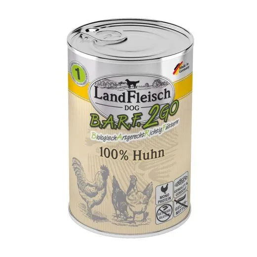 Landfleisch Dog BARF2GO Huhn 400 g