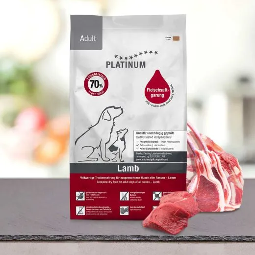 PLATINUM Adult Lamb & Rice 1,5 kg