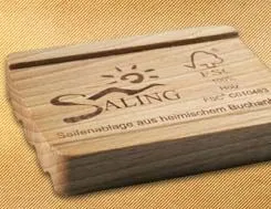 Seifenablage aus heimischem Buchenholz