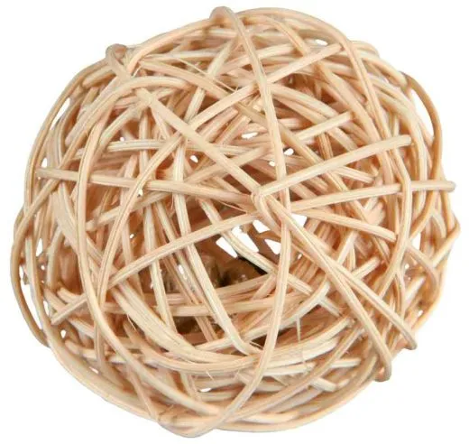Rattanball mit Schelle