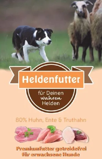Leckereien Heldenfutter Geflügel 500 g