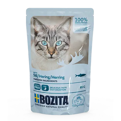 Bozita PB Feline Häppchen in Soße mit Hering 85 g