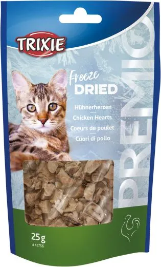 PREMIO Freeze Dried Hühnerherzen 25 g