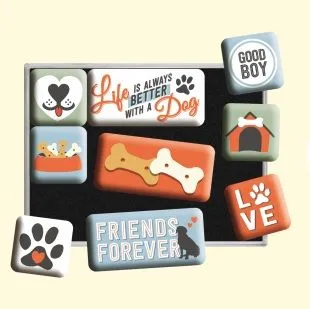 Magnet-Set PfotenSchild - Friends Forever