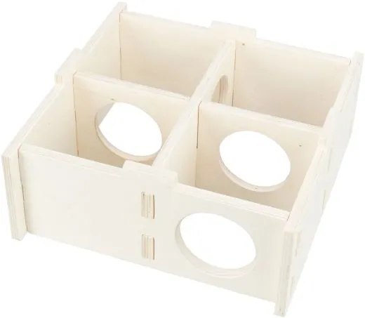 Mehrkammerhaus 4 Kammern 30 × 12 × 30 cm