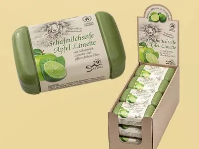 Schafmilchseife Apfel-Limette 100 g