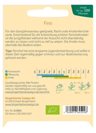 Knollenfenchel Fino (DE-ÖKO-007)