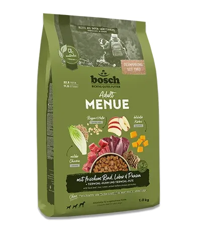 BOSCH HPC Menue Adult mit Rind, Leber & Pansen 12 kg