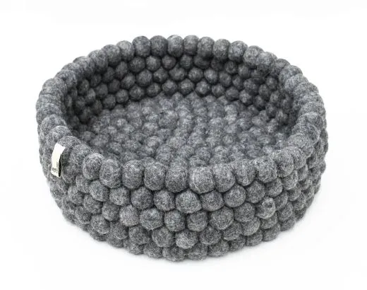 Katzenbett Bubbles aus reiner Schafwolle