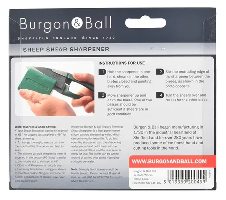 Burgon & Ball Schafscheren Schärfer