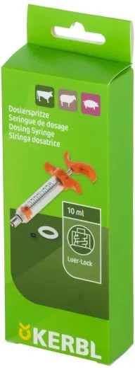 Dosierspritze 10 ml LL orange
