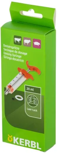 Dosierspritze 20 ml LL orange