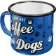 Emaille Becher - Hot Coffee & Cool Dogs