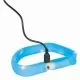 Flash Leuchtband USB blau extra breit