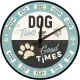 Wanduhr Dog Times