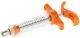 Dosierspritze 10 ml LL orange