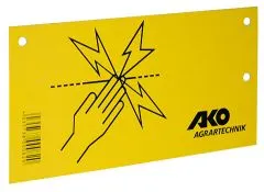 Warnschild Elektrozaun
