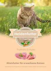 Heldenfutter für Supertiger Truthahn & Huhn 5 kg