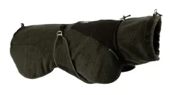 Wool dog jacket dark teal