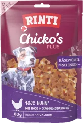 Rinti Chicko Plus Käse-Schinken-Würfel 80 g
