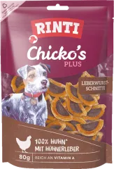 Rinti Chicko Plus Leberwurstschnitte 80 g